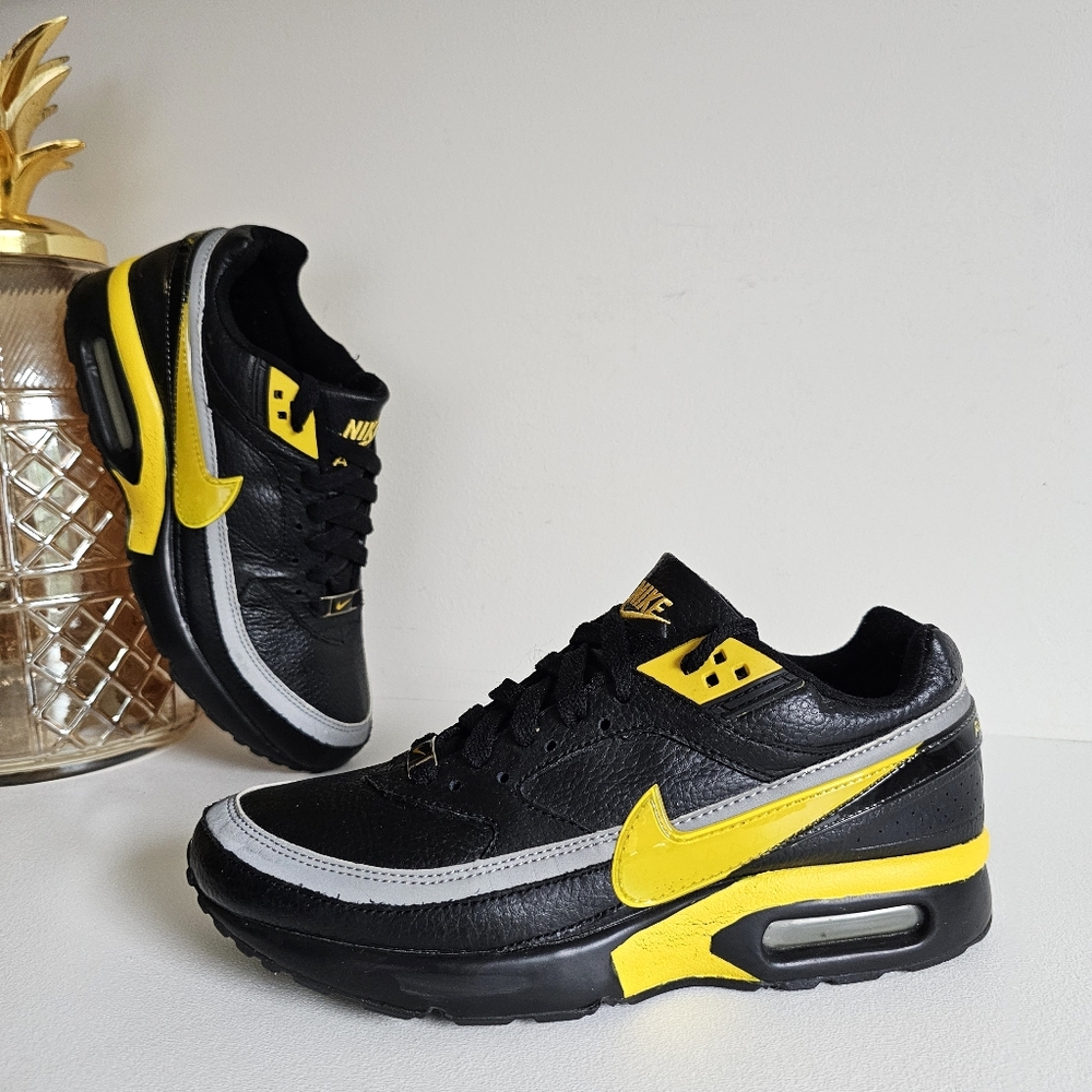 Rare 2008 Nike Air Max Classic Bw Black and Yellow Sneakers 309210-071 Men Sz 9 - Picture 2 of 16
